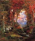 Thomas Moran Wall Art - The Autumnal Woods